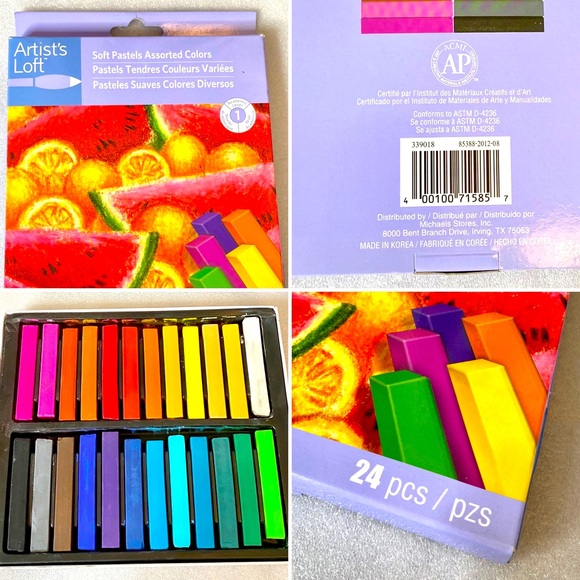 Artists Loft Art Soft Pastels 24 Set Artists Loft Poshmark